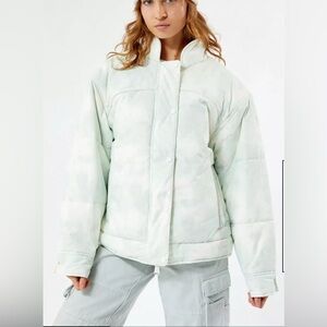 Free People Movement Puffer Jacket Snow Bunny Ski Mint Green Large NEW MSRP $328